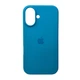 Чохол для смартфона Silicone Full Case AA Open Cam for Apple iPhone 16 38,Surf Blue (FullOpeAAi16-38) - изображение 1