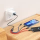Кабель HOCO X76 USB to Lightning+2xType-C+Micro-USB 2A 1m nylon aluminum connectors Black-Red-Blue (6931474768650) - изображение 2