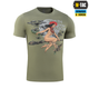 Футболка M-Tac Death From Above Light Olive 3XL - изображение 3