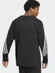 Свитшот мужской Adidas M Fi 3S Ls IC3755 XL Черный (4066752425061) - изображение 2