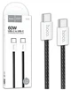 USB cable HOCO X104 Type-C/Type-C silicone cable 60W (1m) /31 - зображення 1