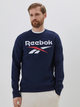 Bluza bez kaptura męska Reebok Identity Big 100050277 2XL Granatowa (4066751204414) - obraz 1