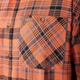 Фланельна сорочка Smith's Workwear Two-Pocket Flannel Shirt Orange/Black XL - зображення 4