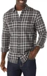 Фланельна сорочка Amazon Essentials Slim-Fit Long-Sleeve Solid Flannel Shirt Colour: Grey Plaid S - изображение 3