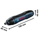 Акумуляторна електровикрутка Bosch GO 2 Professional, у кейсі з USB зарядкою (0.601.9H2.103) - зображення 4