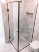 Душевая кабина SPLENKO 700 x 700 х 2000 мм в черном профиле лофт Clara Loft распашная дверь - изображение 3