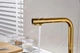 Смеситель для кухни с подключением к фильтру Luxor Golder Mercur Gold 3D Prof золотой , золото + отдельно питьевой канал на смесителе с фильтра - изображение 7