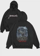 Чоловіче худі MODNO з рок принтом "Metallica" XXL Чорний (HD004-004-2-219-FB-BL-M) - зображення 1