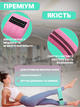 Резинки для фитнесса и спорта Fitness 3 шт тканевые резинки эспандеры для тренировки - изображение 3