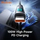 Переходник (адаптер) Mcdodo Digital display USB-C to USB-C PD 100W Connector OT-6090 - изображение 5