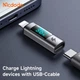 Перехідник (адаптер) Mcdodo Digital display USB-C to Lightning PD 36W Connector OT-6100 - зображення 4