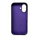 Защитный чехол-накладка Silicone Full Case AA Open Cam для Apple iPhone 16 Berry Purple (FullOpeAAi16-59) - изображение 2