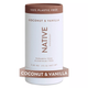 Дезодорант твердий Native Deodorant Cucumber & Mint унісекс (75 гр) без алюмінію та без спирту Coconut and Vanilla - зображення 2