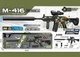 Автомат на орбізах, на акумуляторі, орбіган M416 , 90см - зображення 3