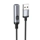 Hoco UA30 USB-A to Cigarette Lighter 30cm портативний прикурювач у чорному кольорі - зображення 1