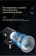 Фара светодиодная LED для мотоцикла белый / белый - изображение 8