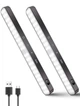 Дві світлодіодні лампи WILLED корпус чорний із датчиком руху 60 LED - зображення 1