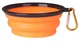Силіконова складна миска дорожня Derby Food Grade TPE Collapsible Dog Bowl 1л, Помаранчевий - зображення 1