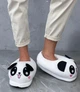Домашние Тапочки Игрушки Кигуруми Kigurumi Веселая панда Мягкие Теплые Для Девочки Белый 34-39 (Д753080) - изображение 4