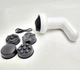 Массажер антицеллюлитный аккумуляторный Deep Rolling Massager UKC вибромассажер для мышц тела 4 насадки 6 скоростей белый NM2011-White - изображение 2