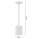 Настільна LED лампа Бра 5200mAh 3W 2700K IP54 USB Акумуляторна Білий - зображення 6