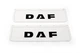 Брызговики белые Daf 65*22 - изображение 2