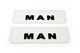 Брызговики белые Man 65*22 - изображение 2