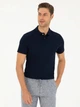 Поло длинное мужское Pierre Cardin G021SZ011-000-2047332(lacivert) XL Темно-синее (8683857791004) - изображение 1