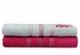 Набор полотенец Beverly Hills Polo Club. Botanik Mint, Fuchsia-70х140 (2 шт) - изображение 3