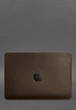 Шкіряний чохол BN для MacBook 14 дюйм, темно-коричневий Crazy Horse - изображение 5