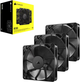 Кулер Corsair RS120 Triple Pack Black (CO-9050189-WW) - зображення 7