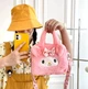 Женская / детская плюшевая сумка Kawaii Kuromi кросс боди через плечо с одним отделением, розовый (92339213) - изображение 2