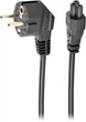 Кабель питания Cablexpert 0.5 м Черный (PC-186-ML12-0.5M) - изображение 1