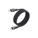 Кабель ACEFAST C11-03 Type-C to Type-C 3A 60W 1.2m nylon + PVC zinc connectors Black (6974316280217) - изображение 2