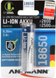 Akumulator Ansmann Li-ion 18650 2600 mAh (4013674092437) - obraz 5