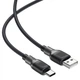Кабель ACEFAST C10-04 USB to Type-C 3A 1.2m silicone zinc connectors Black (6974316283126) - зображення 3