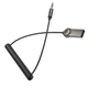 Bluetooth-ресивер для автомобіля BOROFONE BC56 Peaceful з Bluetooth 5.0, AUX-кабелем 3,5 мм, Metal Gray - зображення 4
