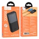 Внешний портативный аккумулятор повербанк HOCO J136A 20000mAh |2USB/1Type-C, 22.5W/3A, PD/QC| black - изображение 6