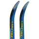 Лыжи беговые детские в комплекте с палками Zelart SK-0881-120B (l-лыж-120см, l-палки-100см, PVC чехол, крепление регулируемое, цвет синий-желтый-черный) - изображение 4