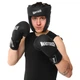 Перчатки боксерские PU на липучке HARD TOUCH BO-4432 (р-р 12oz, цвет черный) - изображение 6