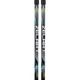 Лыжи беговые подростковые в комплекте с палками Zelart SK-0881-130B (l-лыж-130см, l-палки-110см, PVC чехол, крепление регулируемое, цвет черный-синий-желтый) - изображение 8