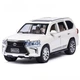 Машинка моделька Lexus LX 570 іграшка металева колекційна 20 см Білий (6673044) - зображення 2