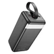 Внешний аккумулятор повербанк power bank HOCO J123C 60000mAh |3USB/Type-C/Lightning, QC/PD, 22.5W/3A| black - изображение 6