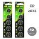 Батарейка CR 2032 GP Lithium -10 штук (3V) - изображение 1