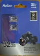 Карты памяти - набор из 2 штук - Netac microSD 32 GB (A1 U1 V10 P500) - изображение 2