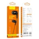 Наушники Hoco M97 Enjoy With Microphone проводная вакуумная гарнитура черная - изображение 3