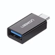 Перехідник - адаптер OTG - UGREEN US173 USB-A 3.0 female to Type-C male (20808) чорний - зображення 1