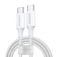 Кабель 5 ампер скоростной UGREEN US557 USB-C - USB-C 100W 1 метр белый - изображение 3