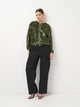 Куртка женская Zara 3221/008 S Зеленая (03221008504025) - изображение 3