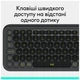 Клавиатура Logitech POP Icon Keys Bluetooth UA Graphite (920-013157) - изображение 3